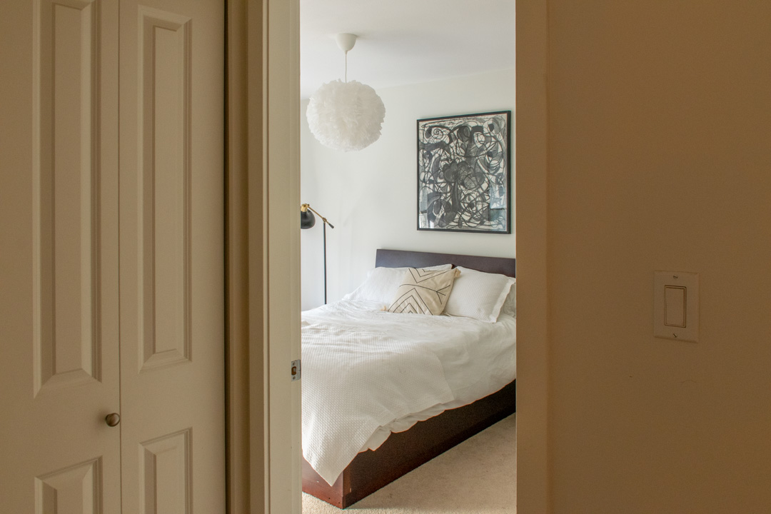 Guest bedroom on upper level